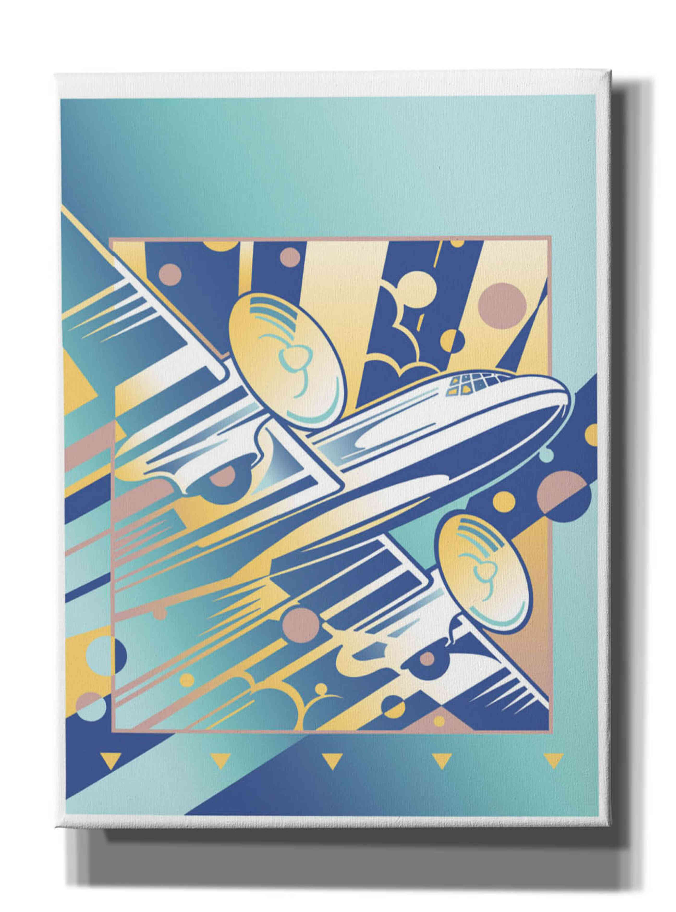 'Taking Off Blue' by David Chestnutt, Giclee Canvas Wall Art