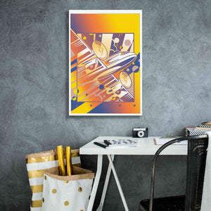 'Taking Off Yellow' by David Chestnutt, Giclee Canvas Wall Art,18 x 26