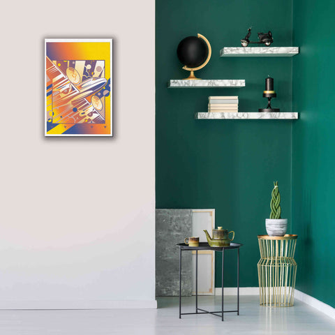 Image of 'Taking Off Yellow' by David Chestnutt, Giclee Canvas Wall Art,18 x 26