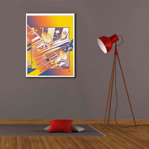 'Taking Off Yellow' by David Chestnutt, Giclee Canvas Wall Art,26 x 34