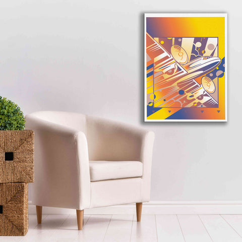 Image of 'Taking Off Yellow' by David Chestnutt, Giclee Canvas Wall Art,26 x 34