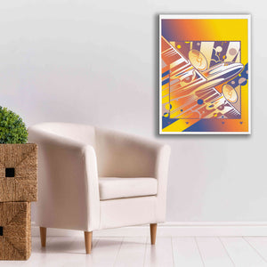 'Taking Off Yellow' by David Chestnutt, Giclee Canvas Wall Art,26 x 34