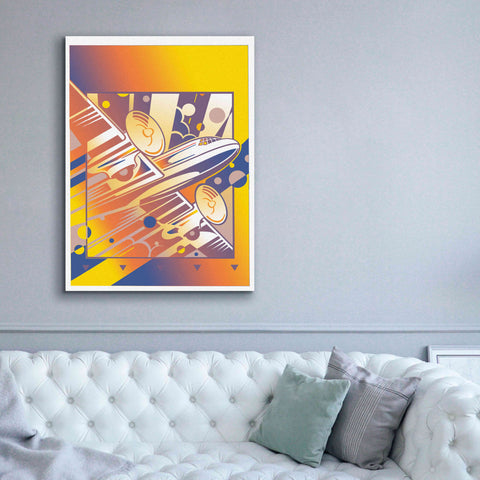 Image of 'Taking Off Yellow' by David Chestnutt, Giclee Canvas Wall Art,40 x 54
