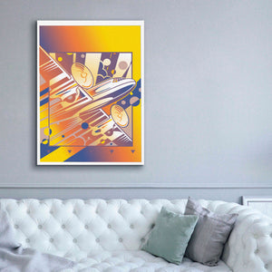 'Taking Off Yellow' by David Chestnutt, Giclee Canvas Wall Art,40 x 54