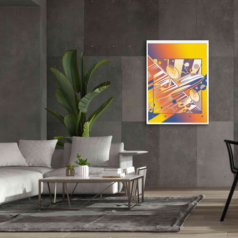 Image of 'Taking Off Yellow' by David Chestnutt, Giclee Canvas Wall Art,40 x 54