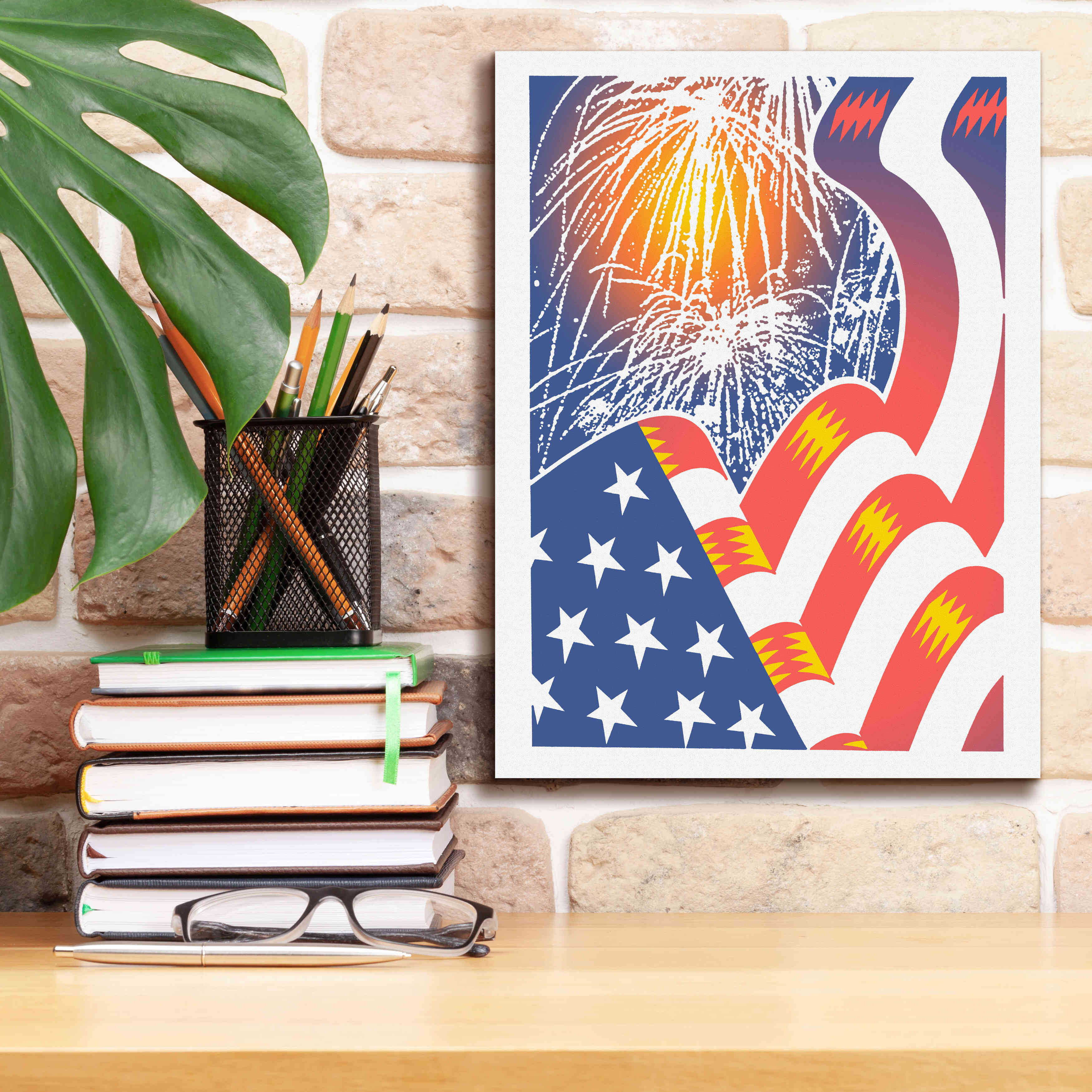 'The Fourth' by David Chestnutt, Giclee Canvas Wall Art,12 x 16