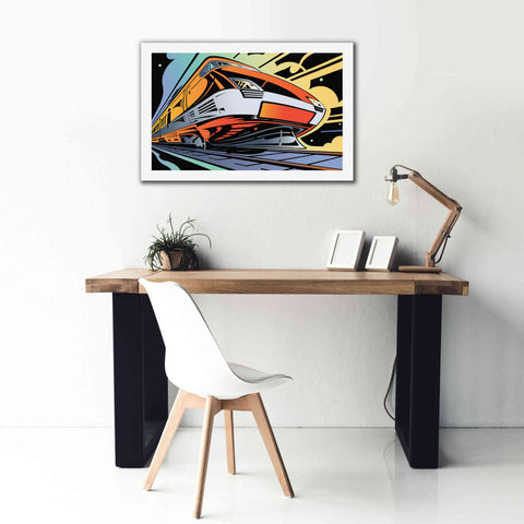 Image of 'Train-High Speed' by David Chestnutt, Giclee Canvas Wall Art,40 x 26