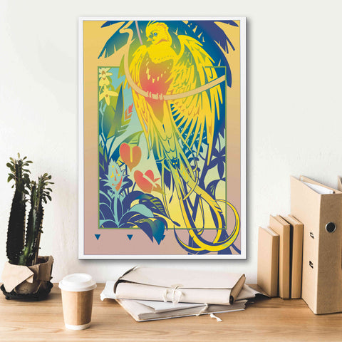 Image of 'Tropical Garden' by David Chestnutt, Giclee Canvas Wall Art,18 x 26