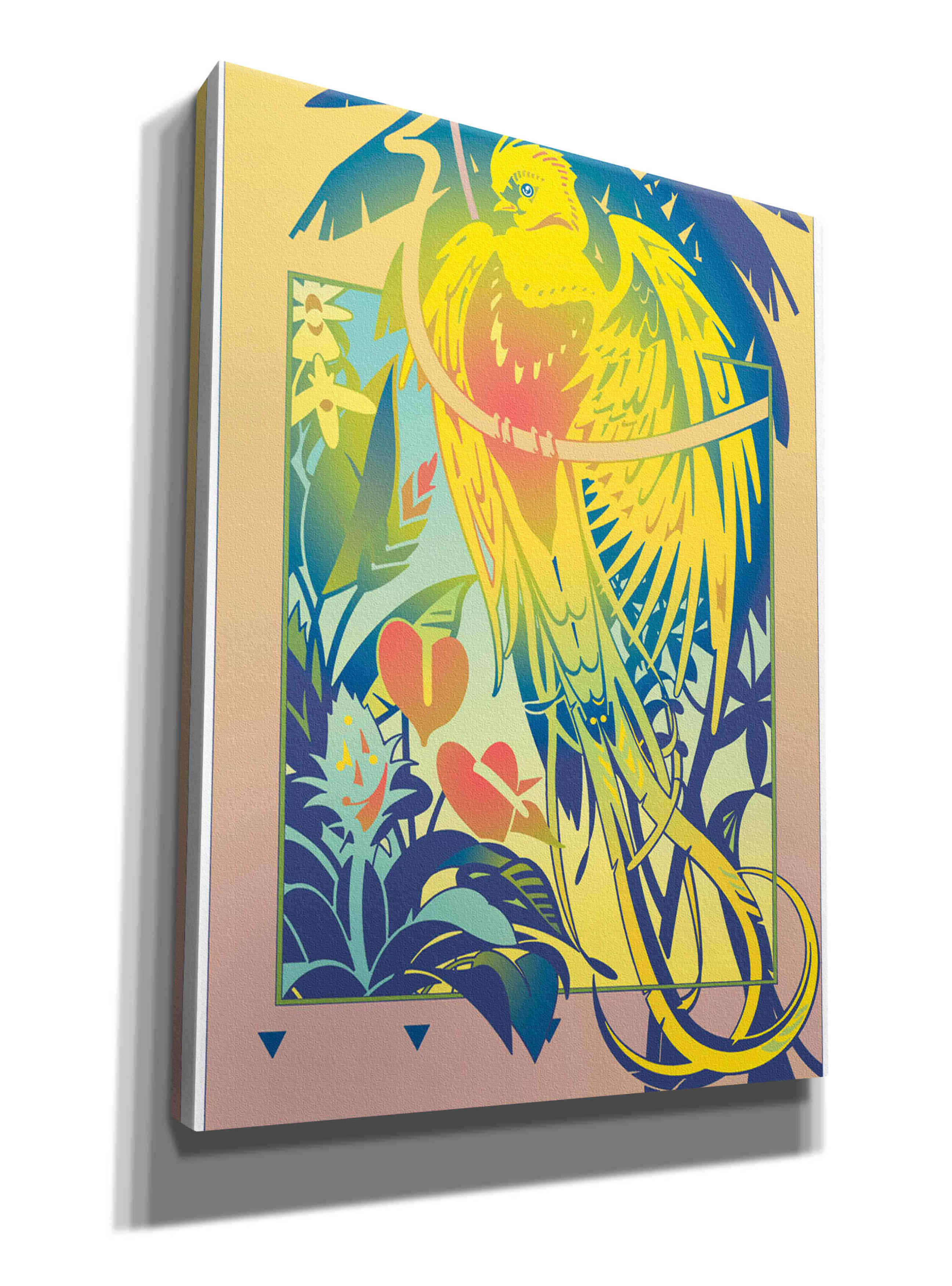 'Tropical Garden' by David Chestnutt, Giclee Canvas Wall Art