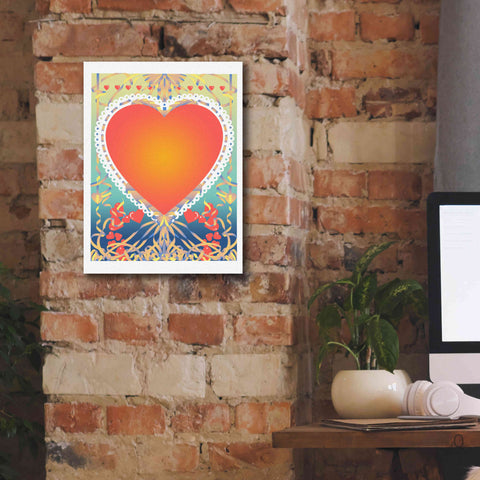 Image of 'Valentine Heart' by David Chestnutt, Giclee Canvas Wall Art,12 x 16