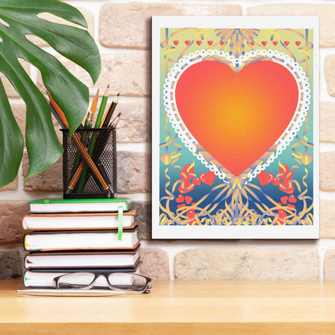 Image of 'Valentine Heart' by David Chestnutt, Giclee Canvas Wall Art,12 x 16