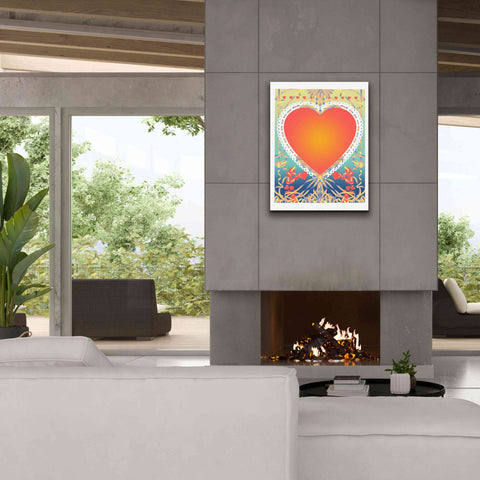 Image of 'Valentine Heart' by David Chestnutt, Giclee Canvas Wall Art,26 x 34