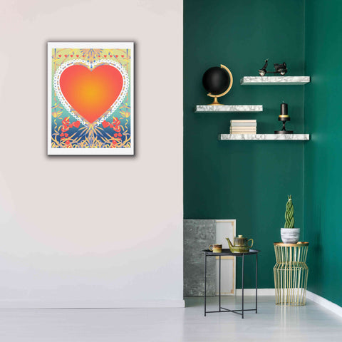 Image of 'Valentine Heart' by David Chestnutt, Giclee Canvas Wall Art,26 x 34