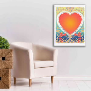 'Valentine Heart' by David Chestnutt, Giclee Canvas Wall Art,26 x 34