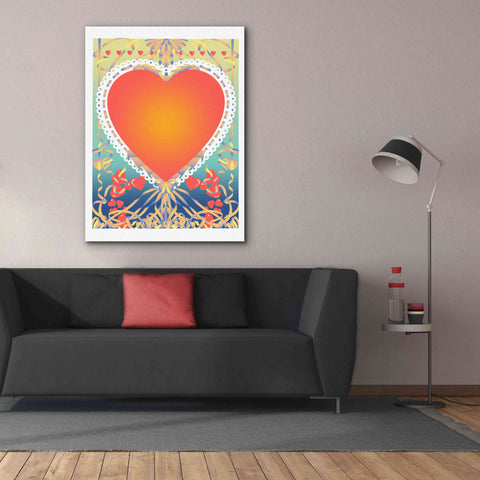 Image of 'Valentine Heart' by David Chestnutt, Giclee Canvas Wall Art,40 x 54