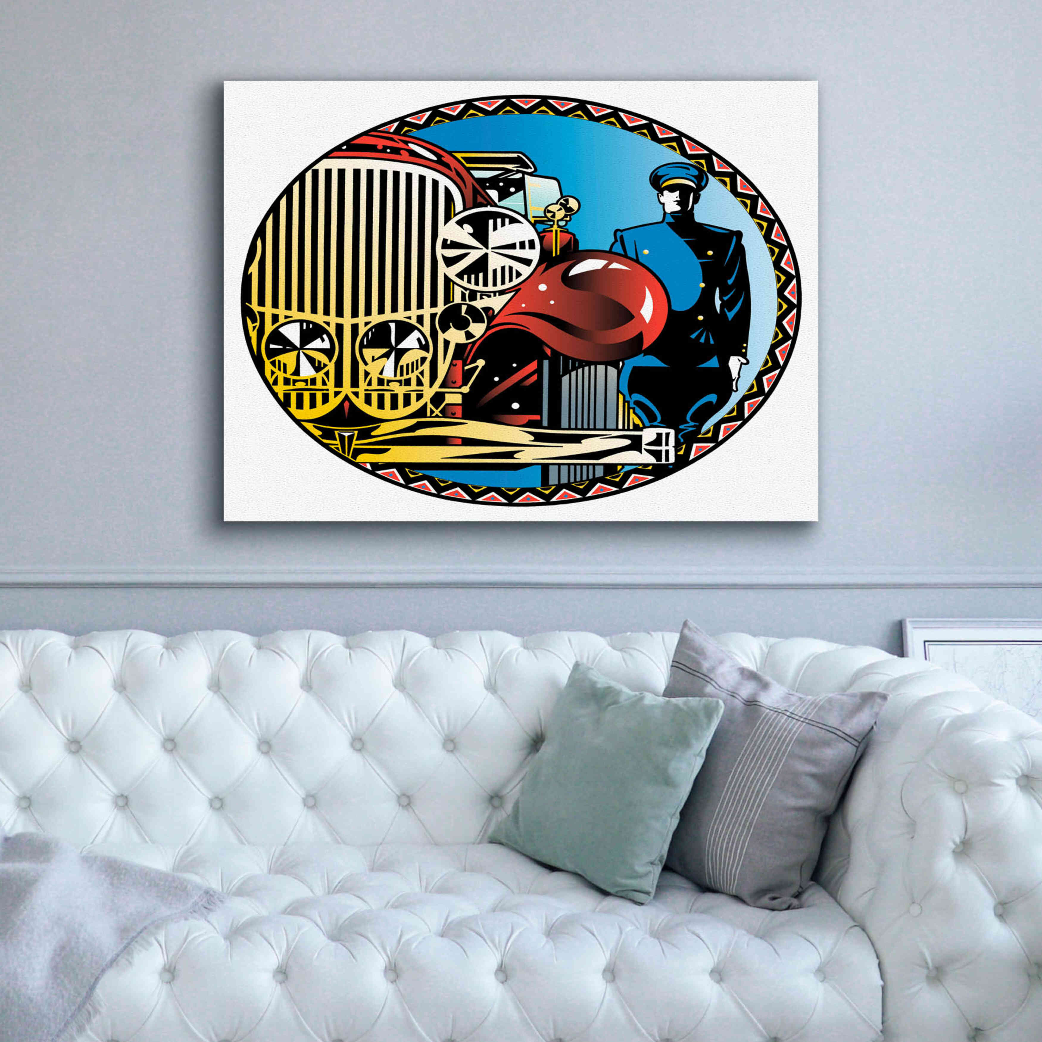 'Valet' by David Chestnutt, Giclee Canvas Wall Art,54 x 40