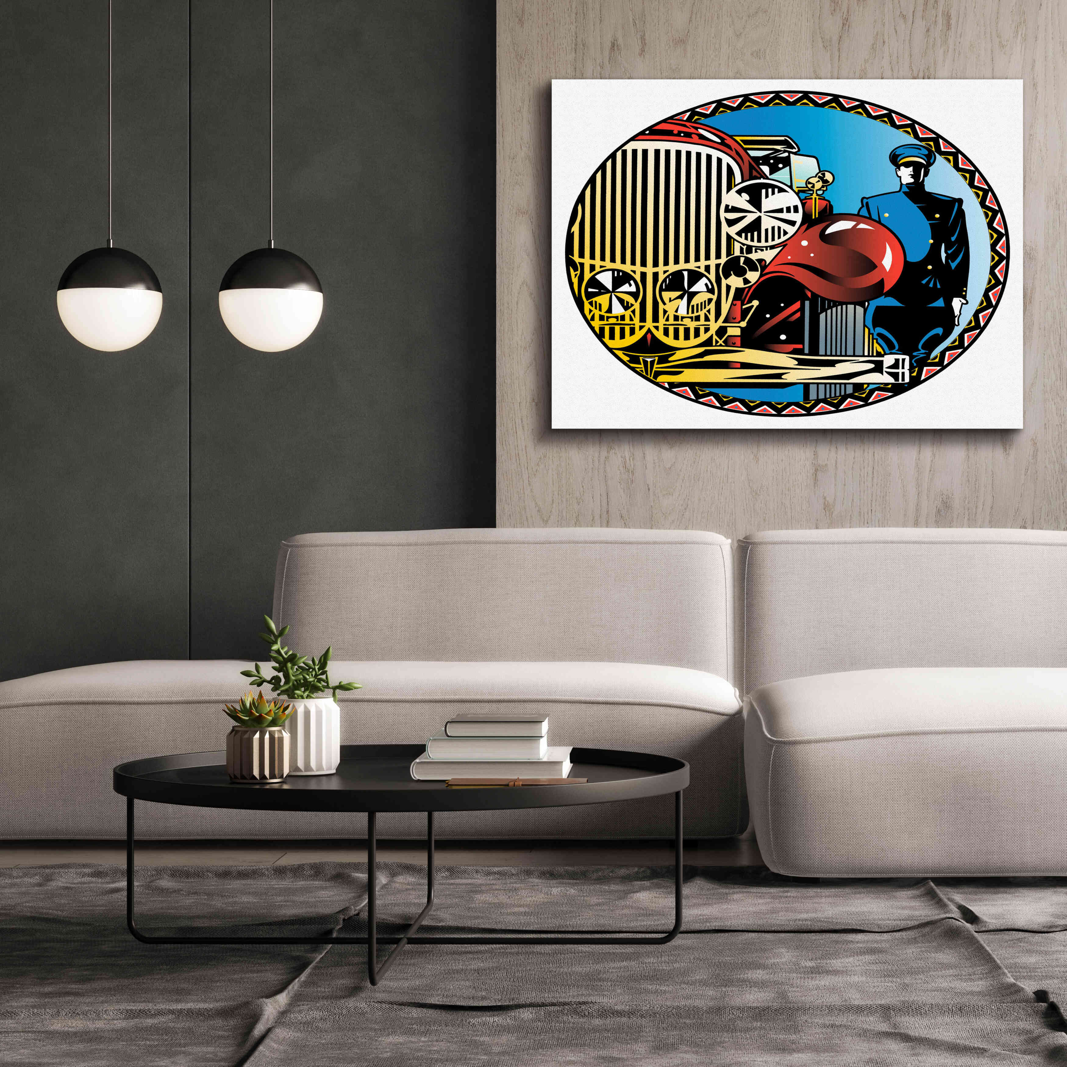 'Valet' by David Chestnutt, Giclee Canvas Wall Art,54 x 40