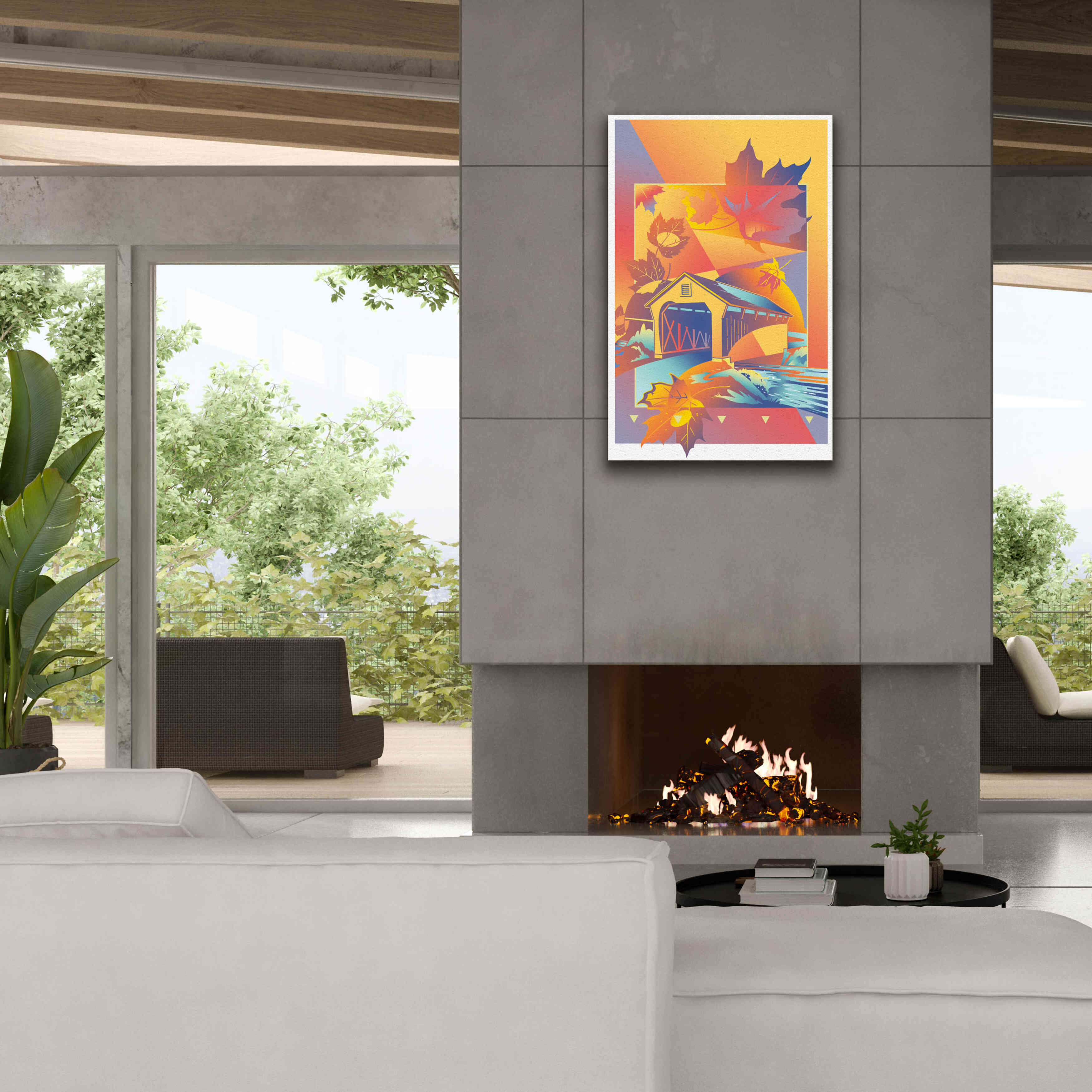 'Vermont' by David Chestnutt, Giclee Canvas Wall Art,26 x 40