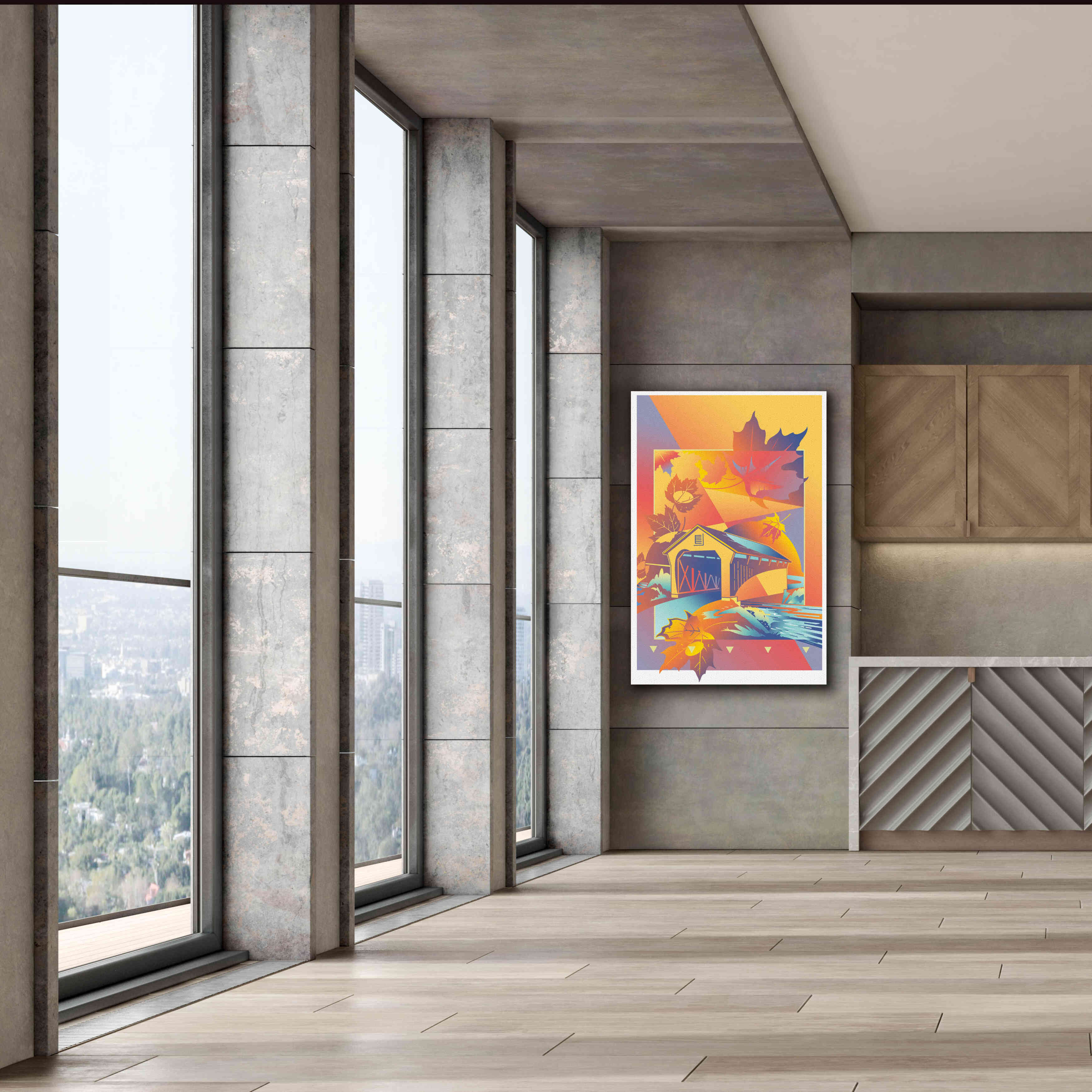 'Vermont' by David Chestnutt, Giclee Canvas Wall Art,40 x 60