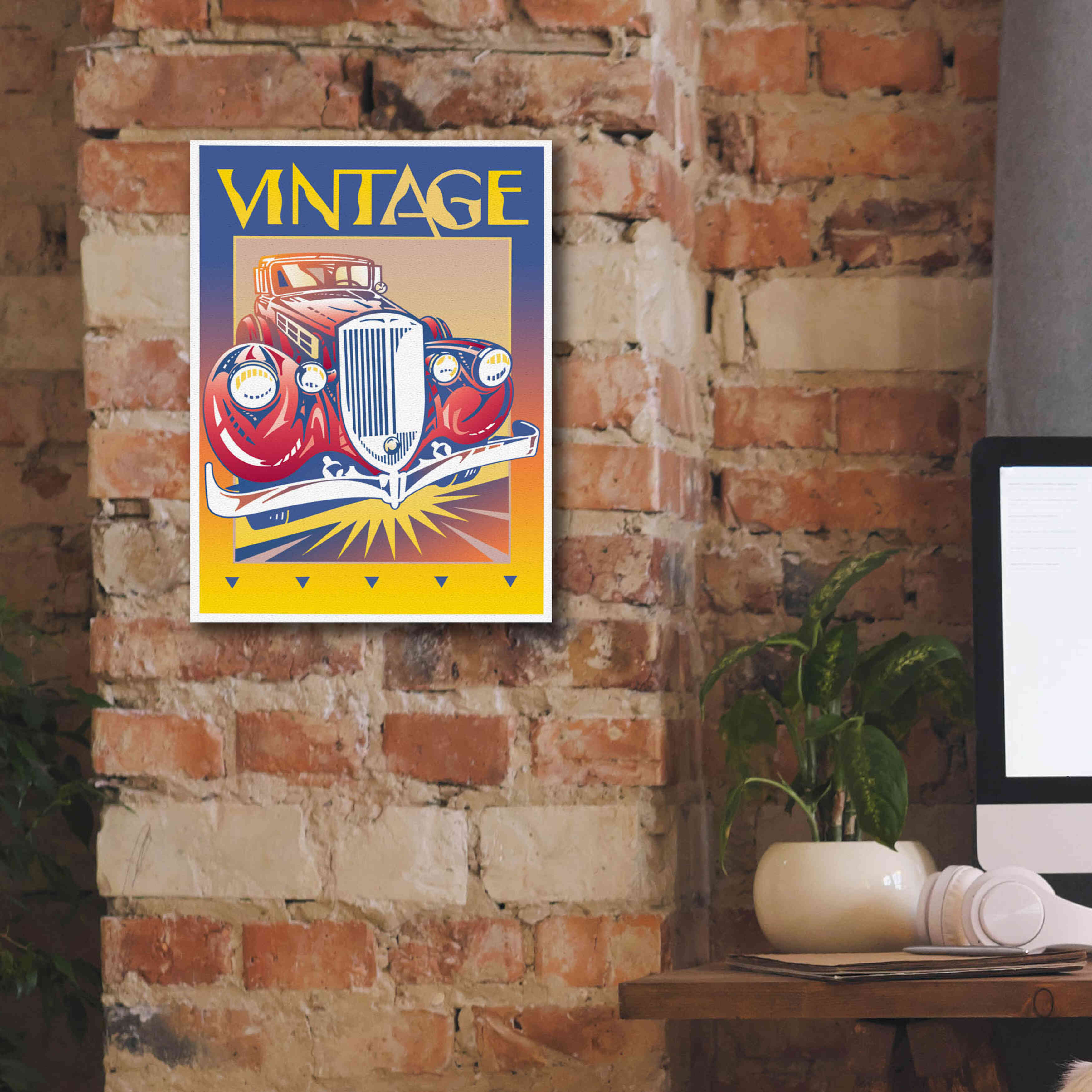 'Vintage' by David Chestnutt, Giclee Canvas Wall Art,12 x 16