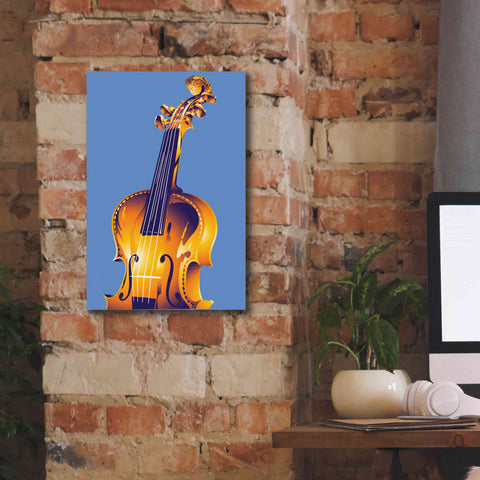 Image of 'Violin' by David Chestnutt, Giclee Canvas Wall Art,12 x 18