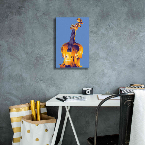 Image of 'Violin' by David Chestnutt, Giclee Canvas Wall Art,12 x 18