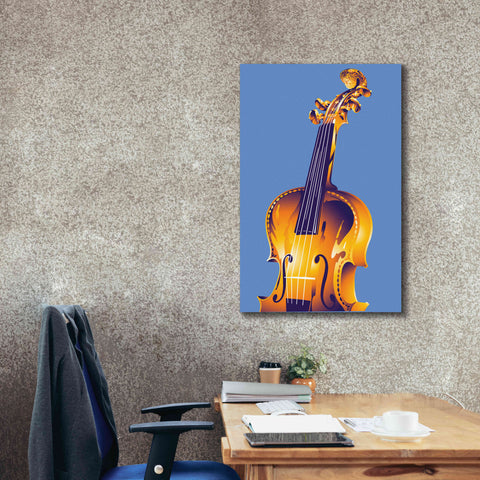 Image of 'Violin' by David Chestnutt, Giclee Canvas Wall Art,26 x 40