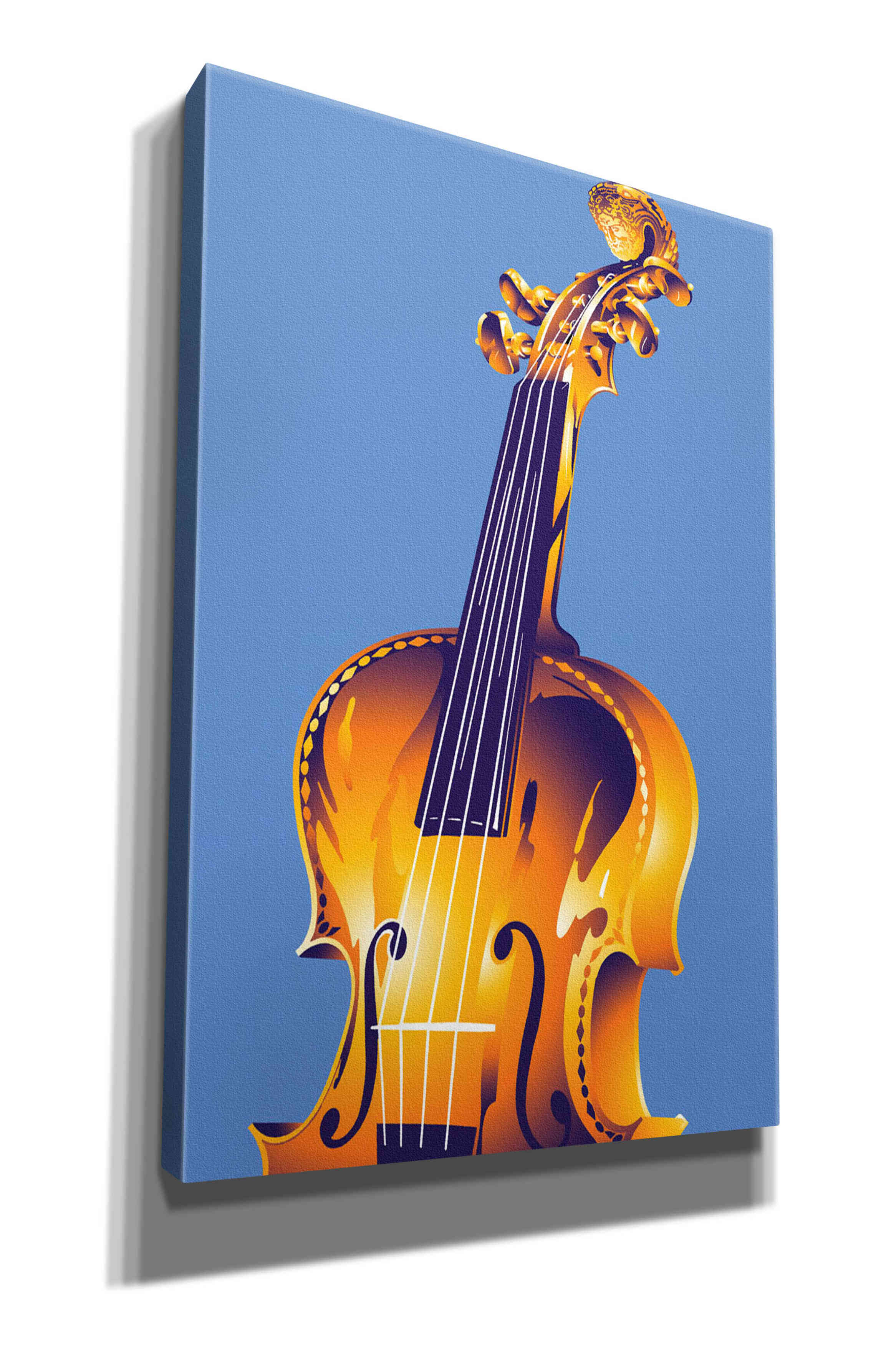 'Violin' by David Chestnutt, Giclee Canvas Wall Art