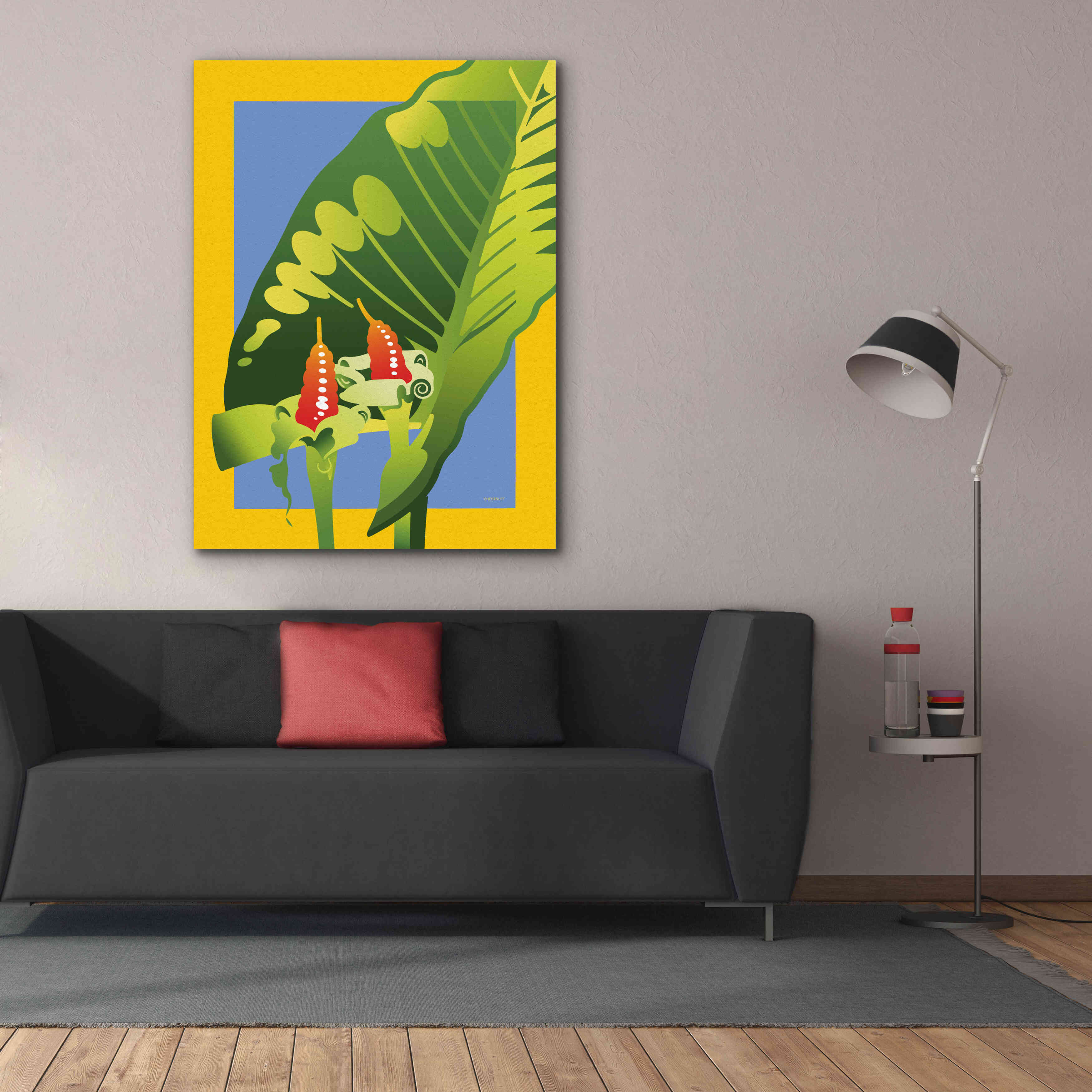 'Alocasia' by David Chestnutt, Giclee Canvas Wall Art,40 x 54