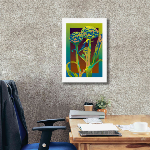 Image of 'Artichoke' by David Chestnutt, Giclee Canvas Wall Art,18 x 26