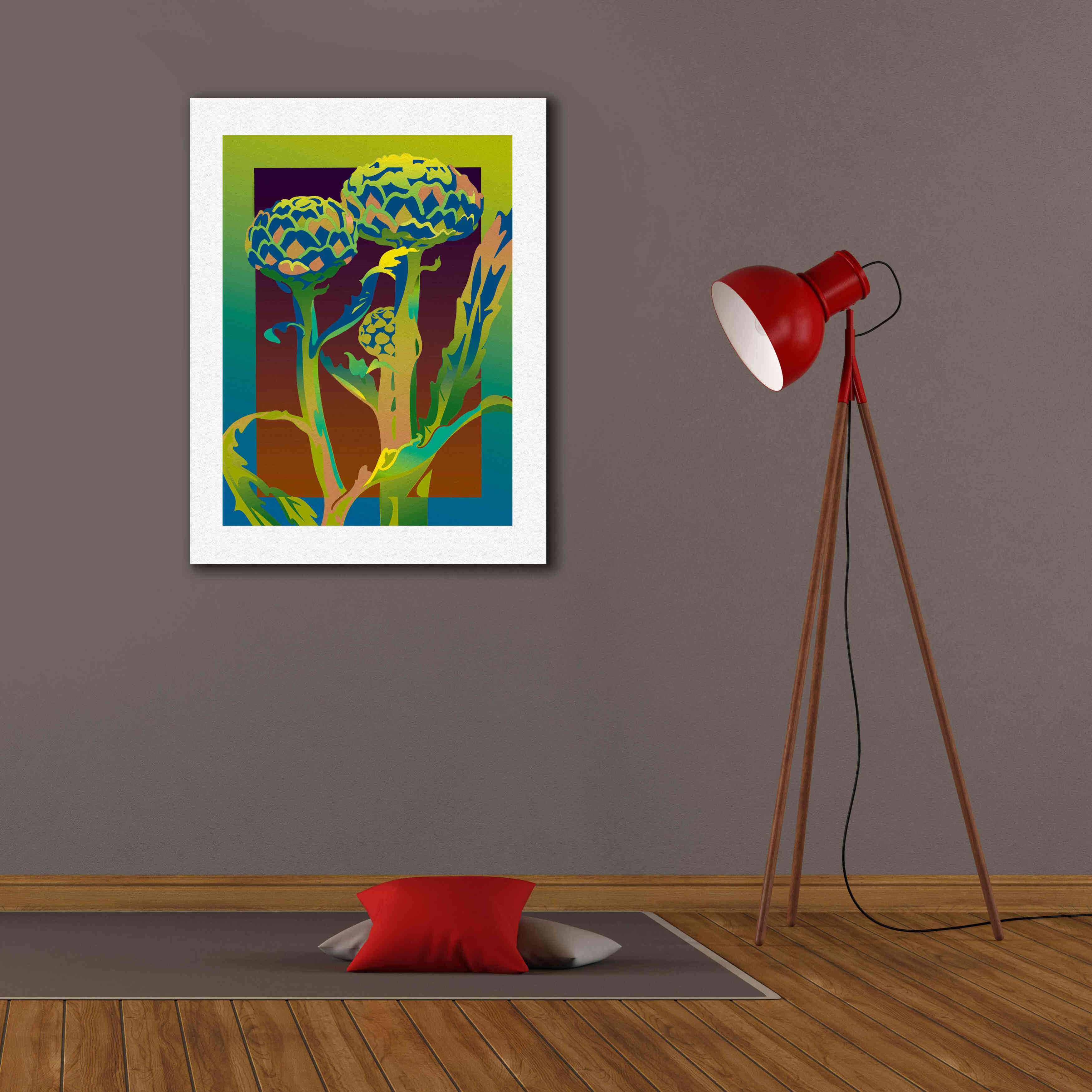 'Artichoke' by David Chestnutt, Giclee Canvas Wall Art,26 x 34