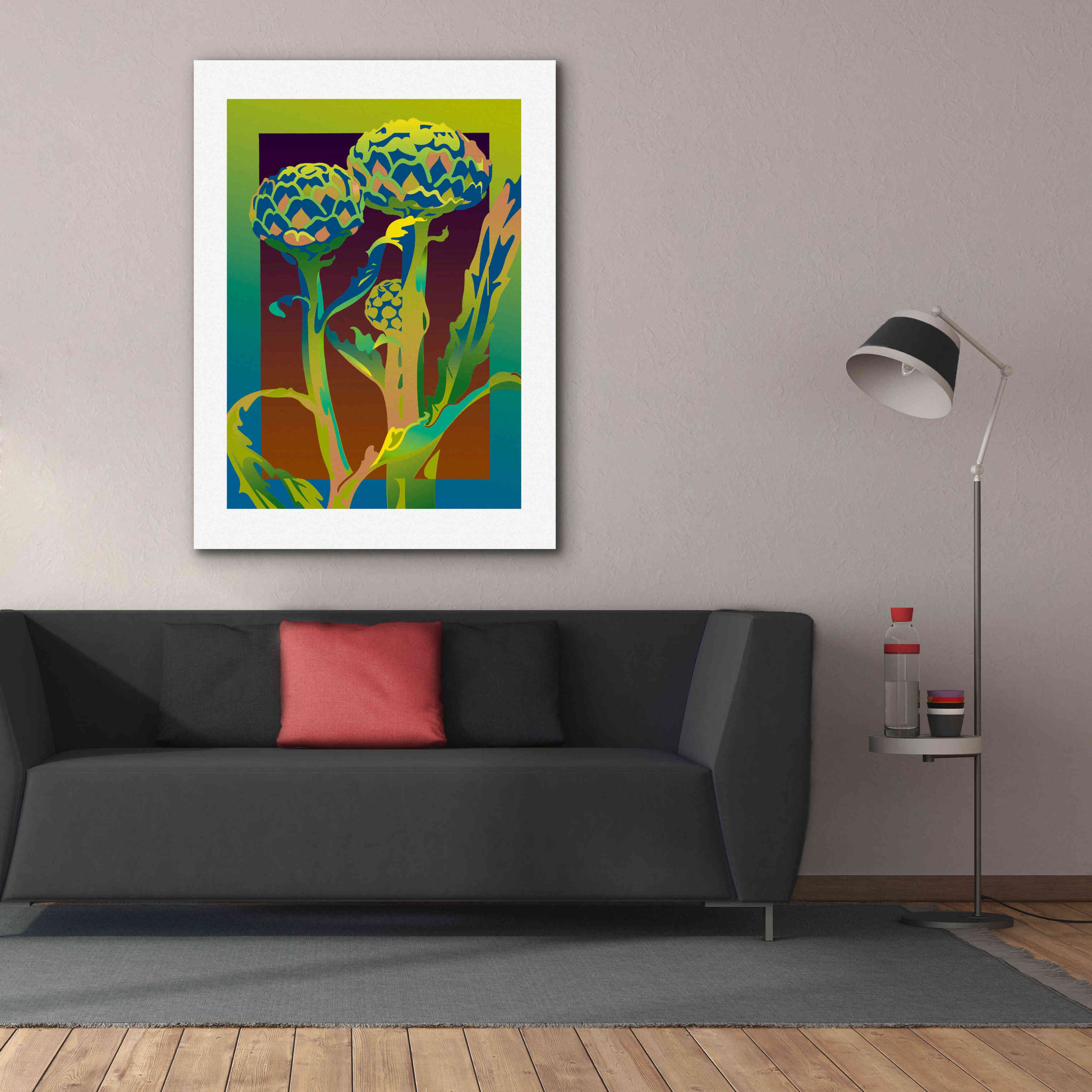 'Artichoke' by David Chestnutt, Giclee Canvas Wall Art,40 x 54