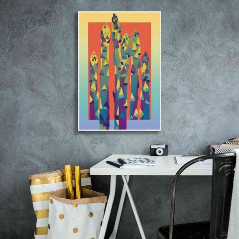 Image of 'Asparagus' by David Chestnutt, Giclee Canvas Wall Art,18 x 26