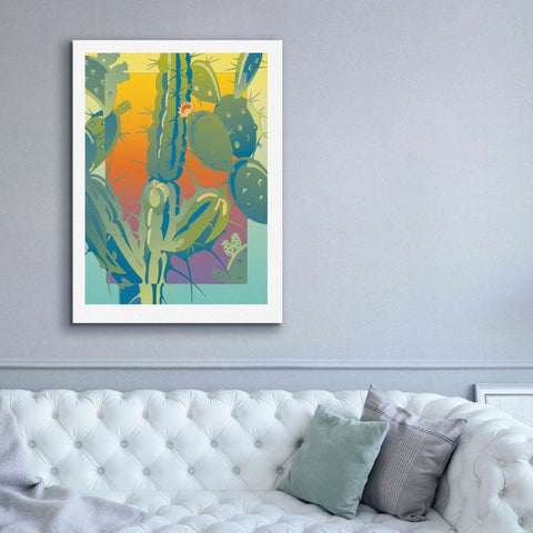 Image of 'Cactus' by David Chestnutt, Giclee Canvas Wall Art,40 x 54