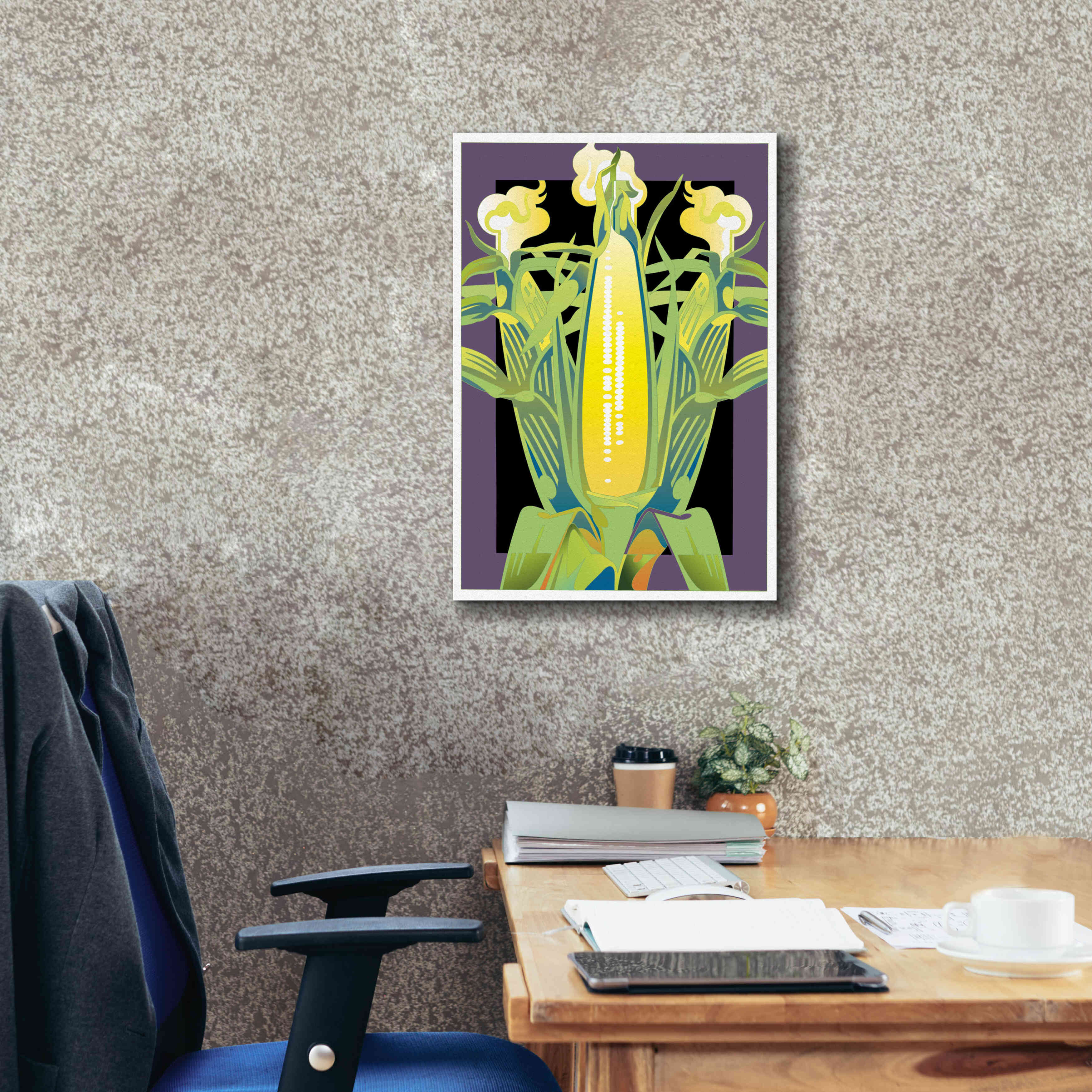 'Corn' by David Chestnutt, Giclee Canvas Wall Art,18 x 26