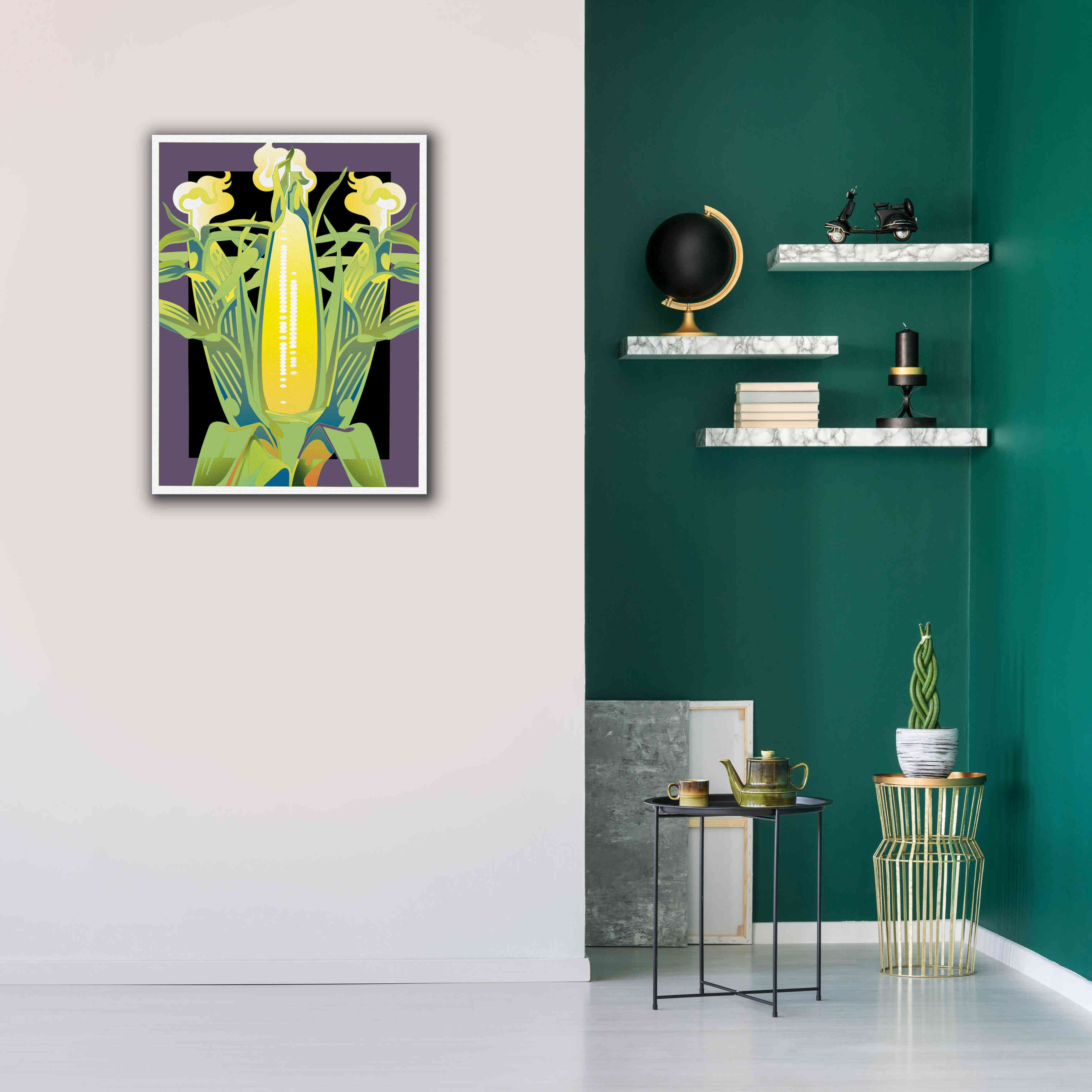 'Corn' by David Chestnutt, Giclee Canvas Wall Art,26 x 34