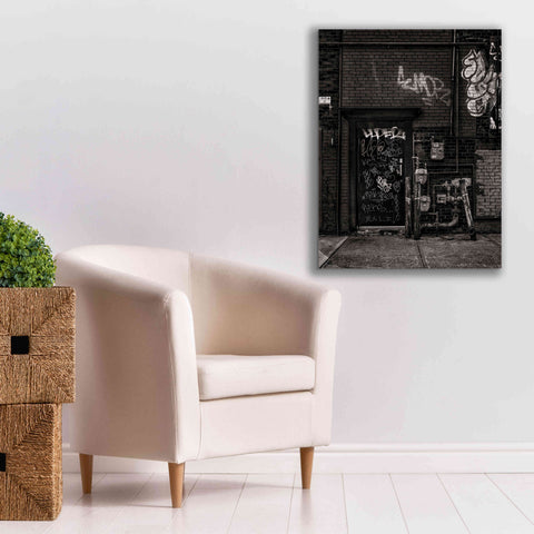 Image of 'Alleyway Pipes No 4' by Brian Carson, Giclee Canvas Wall Art,26 x 34