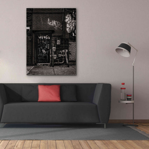 Image of 'Alleyway Pipes No 4' by Brian Carson, Giclee Canvas Wall Art,40 x 54