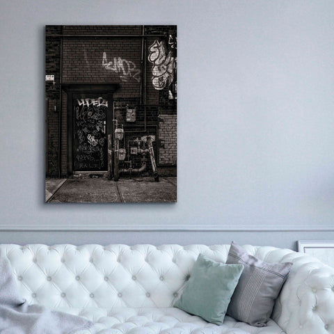 Image of 'Alleyway Pipes No 4' by Brian Carson, Giclee Canvas Wall Art,40 x 54