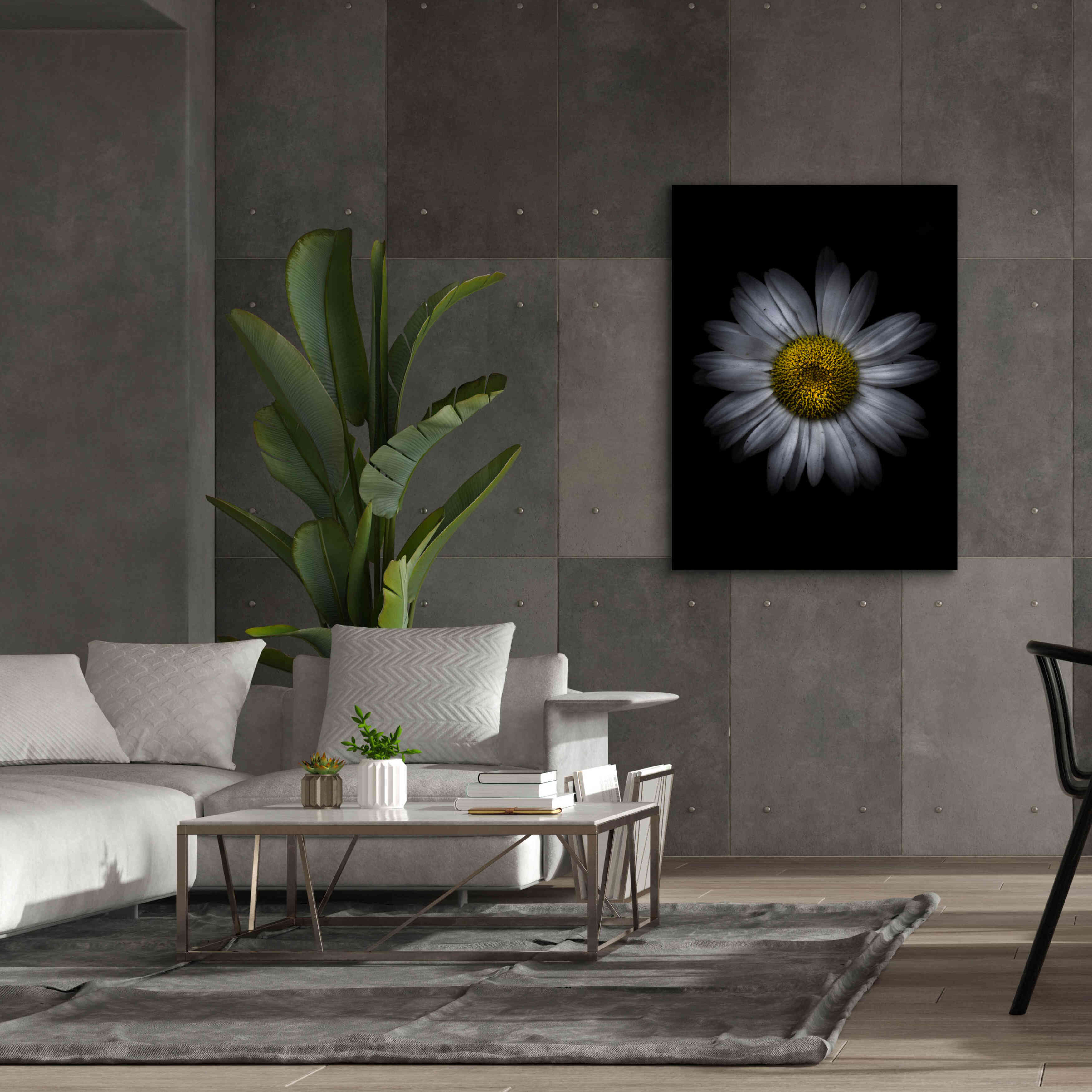 'Backyard Flowers 13 Color Version' by Brian Carson, Giclee Canvas Wall Art,40 x 54