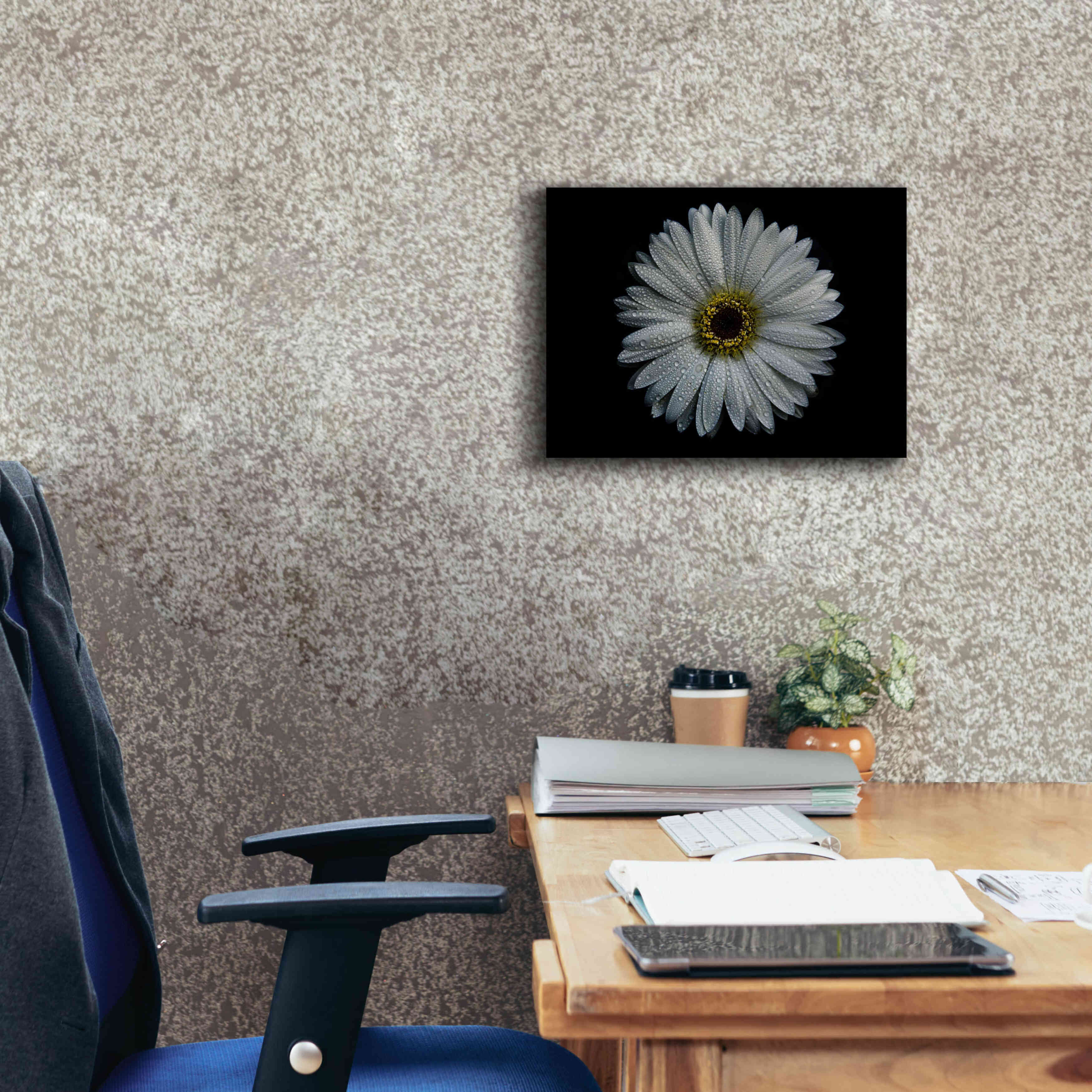 'Backyard Flowers 71 Color Version' by Brian Carson, Giclee Canvas Wall Art,16 x 12