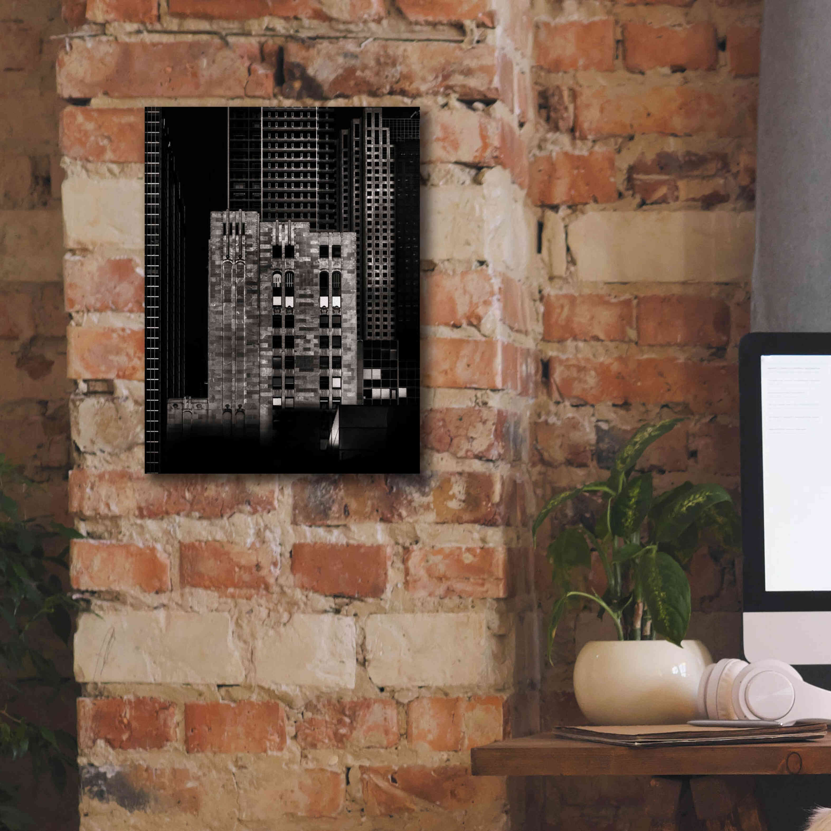 'Canada Permanent Trust Building No 1' by Brian Carson, Giclee Canvas Wall Art,12 x 16