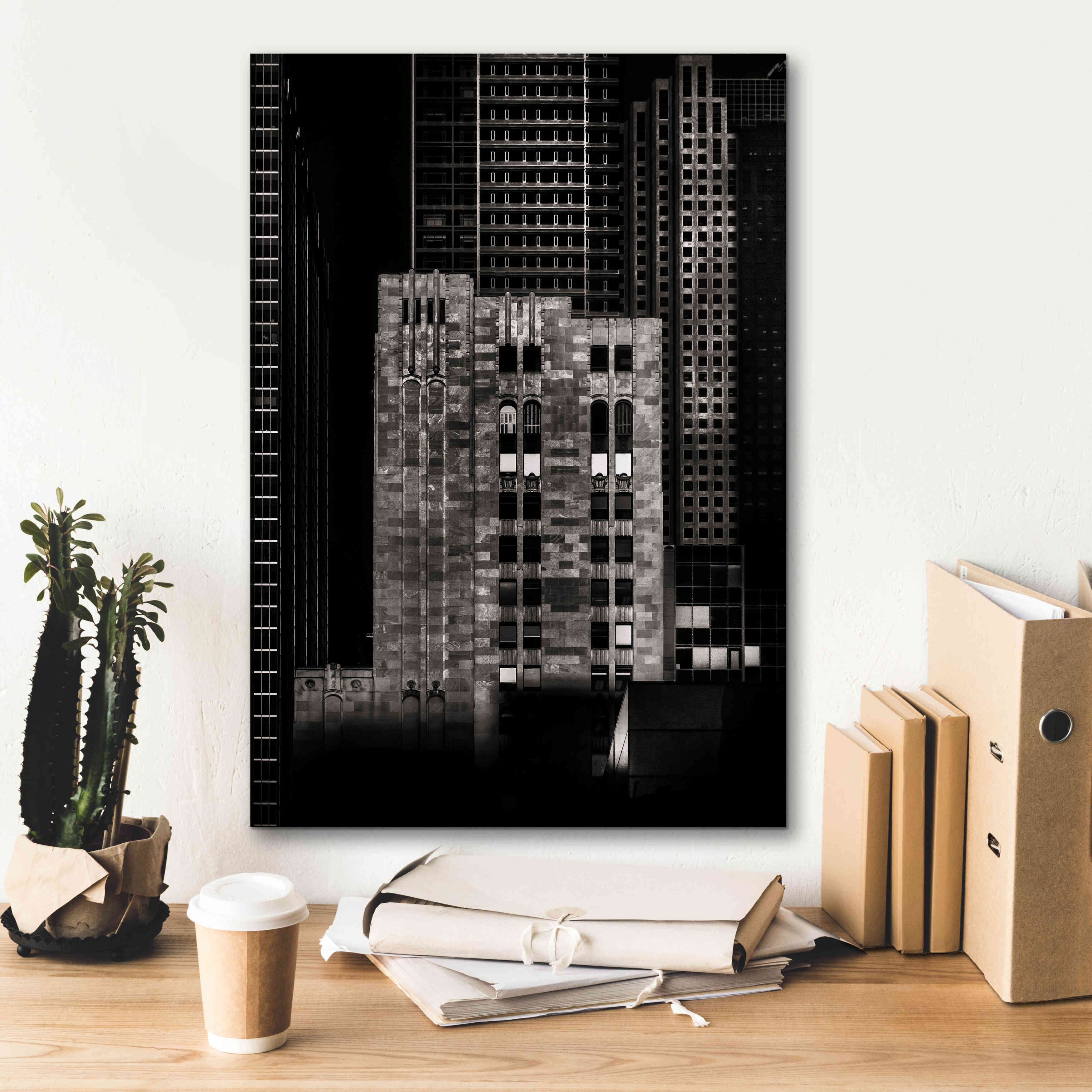 'Canada Permanent Trust Building No 1' by Brian Carson, Giclee Canvas Wall Art,18 x 26
