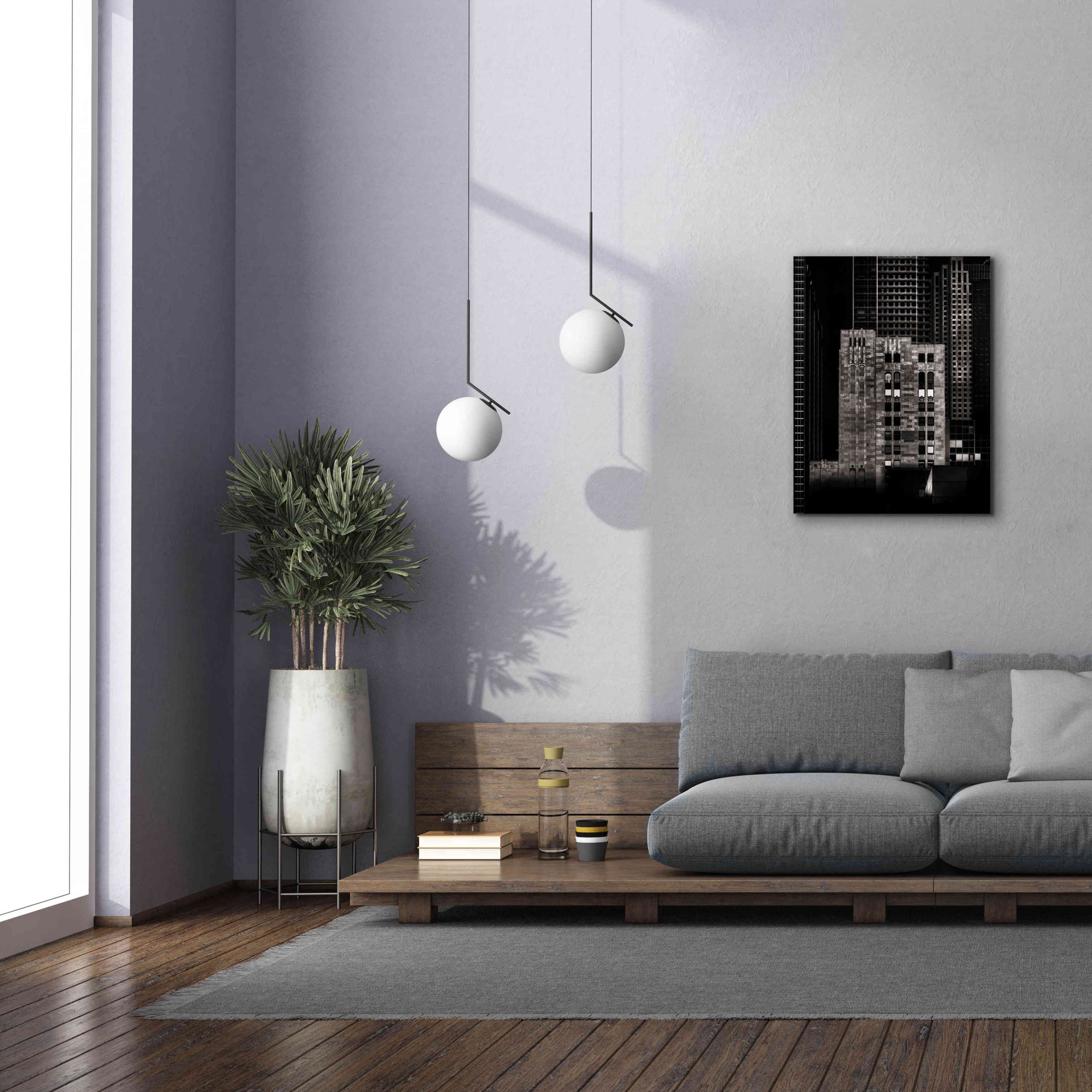 'Canada Permanent Trust Building No 1' by Brian Carson, Giclee Canvas Wall Art,26 x 34