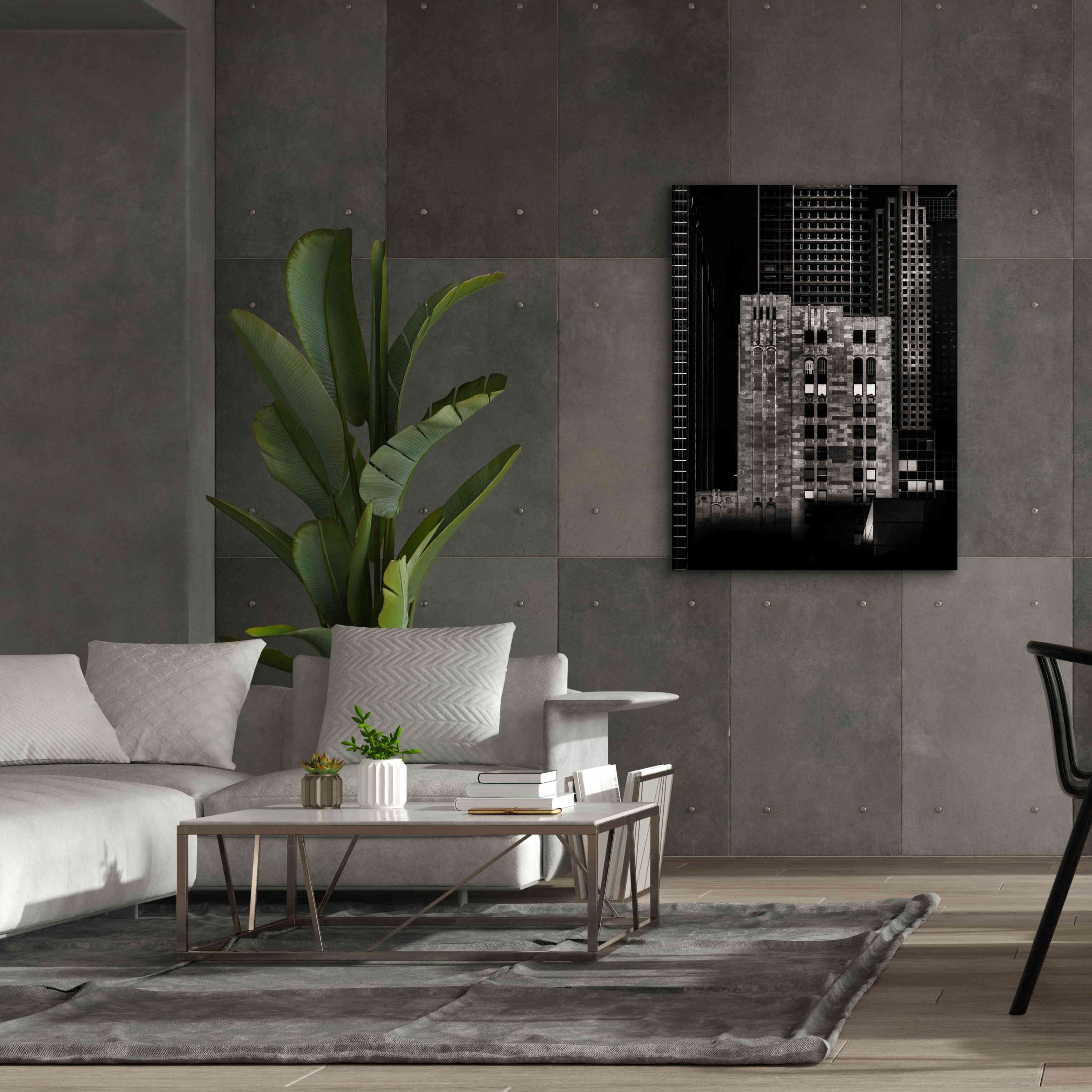 'Canada Permanent Trust Building No 1' by Brian Carson, Giclee Canvas Wall Art,40 x 54