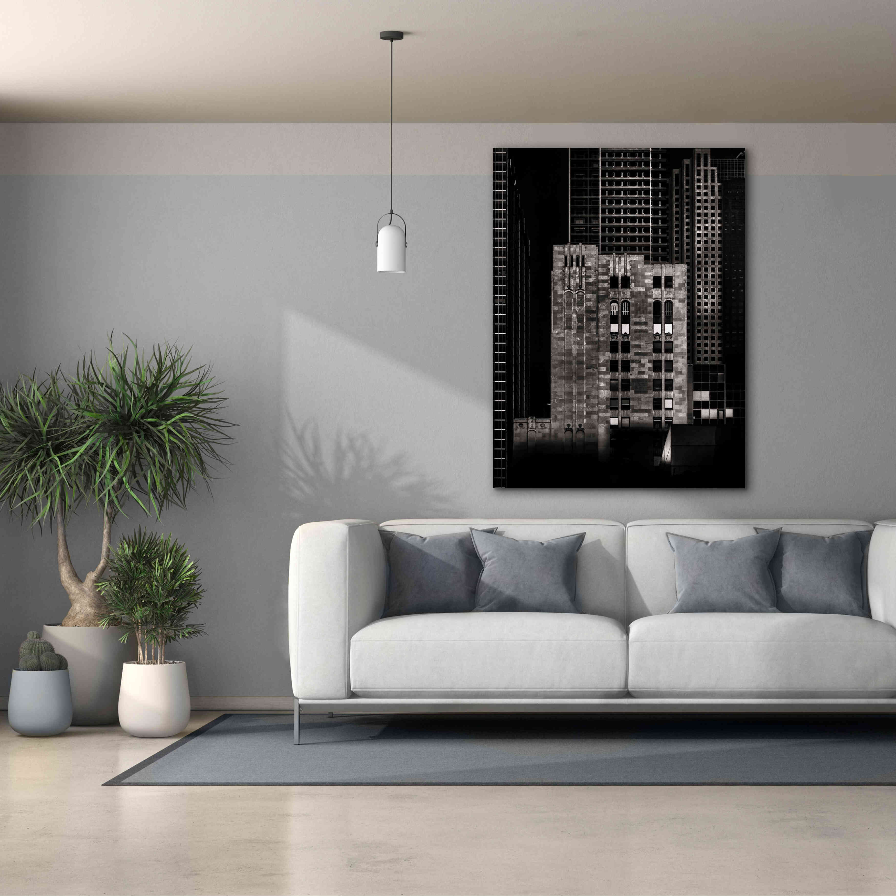 'Canada Permanent Trust Building No 1' by Brian Carson, Giclee Canvas Wall Art,40 x 54