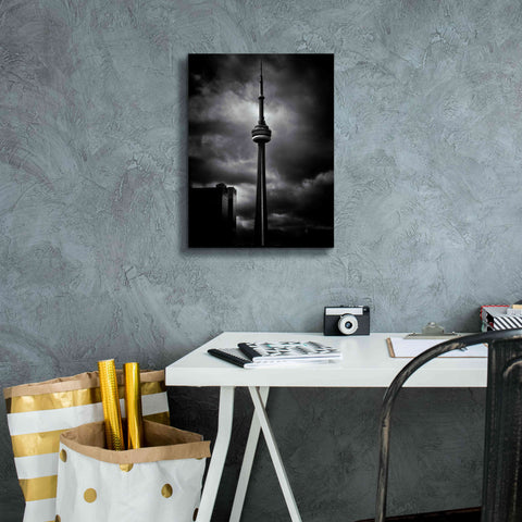Image of 'CN Tower Toronto Canada No 6' by Brian Carson, Giclee Canvas Wall Art,12 x 16