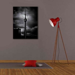 'CN Tower Toronto Canada No 6' by Brian Carson, Giclee Canvas Wall Art,26 x 34