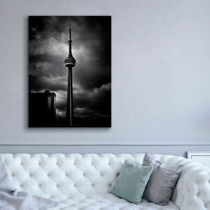 'CN Tower Toronto Canada No 6' by Brian Carson, Giclee Canvas Wall Art,40 x 54