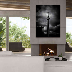 'CN Tower Toronto Canada No 6' by Brian Carson, Giclee Canvas Wall Art,40 x 54
